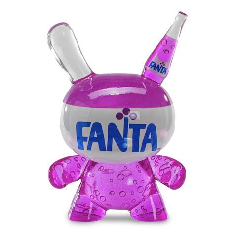 Kidrobot & Fanta® 3" Fanta Grape Resin Dunny Art Figure | tomenosuke