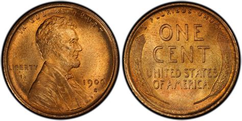 1909-S VDB 1C, RB (Regular Strike) Lincoln Cent (Wheat Reverse) - PCGS ...