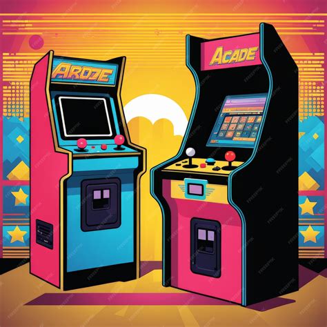 Retro Arcade Game Machine 的图像结果