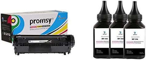 proffisy 3 Pack 12A Toner Powder Refill for HP 12A Q2612A Cartridge ...