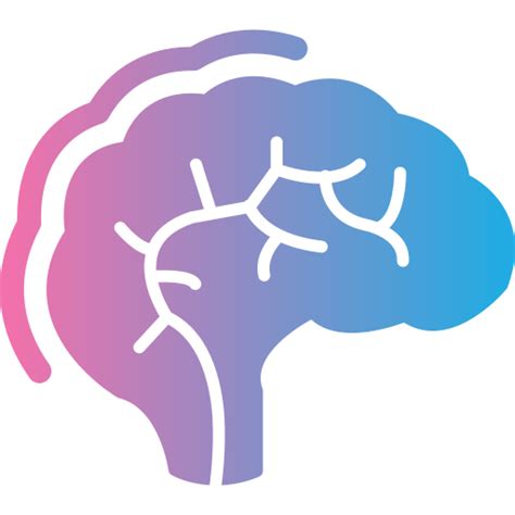Menschliches gehirn icon Generic gradient fill | Freepik