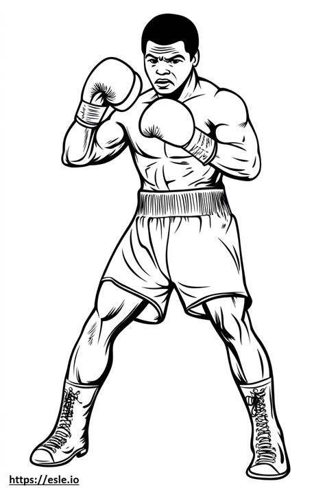 Image result for How to Draw Muhammad Ali Boxing