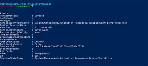 Working with RunSpace in Powershell