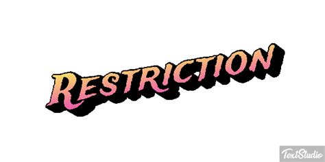 Image result for restriction