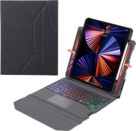 Buy GKUY Touchpad Keyboard Case for iPad Pro 12.9-inch 5th Gen 2021 ...