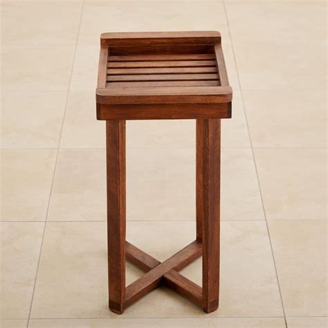 Buy Romero Mango Wood Garden Tray Table - Brown from Home Centre at ...