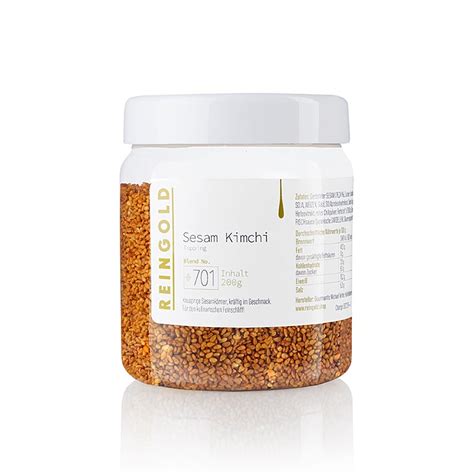 Reingold - Sésame aromatisé au kimchi (Kim Chee), 200 g, PE peut