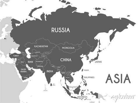 Asia Map 的图像结果