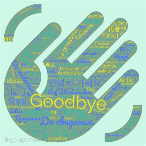 How to Say "Goodbye" in 50 Different Languages? - LingoCards - Top ...