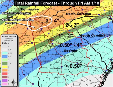 Heavy Rainfall and No-Snow Event - January 14-18, 2013
