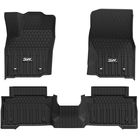 3W Custom Floor Mats Fit Toyota Tacoma Hybrid 2024-2026 Thorex™ All ...