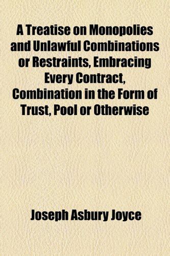 Amazon.in: Buy A Treatise on Monopolies and Unlawful Combinations or ...