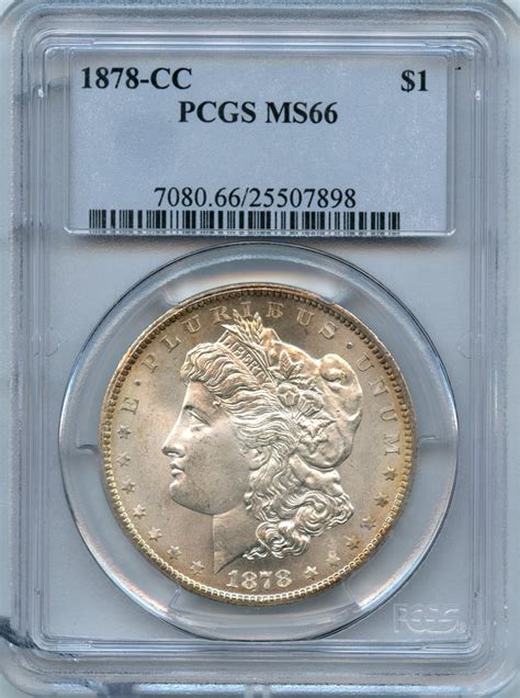 1878-cc Morgan Silver Dollar PCGS MS66 - American Rare Coin and Bullion