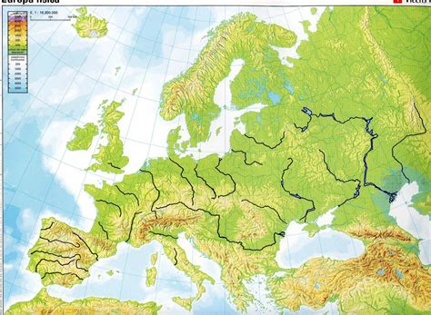 Free Large Geographical Map of Europe | World Map With Countries