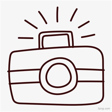摄影机图片简笔画_摄影机产品手绘_微信公众号文章