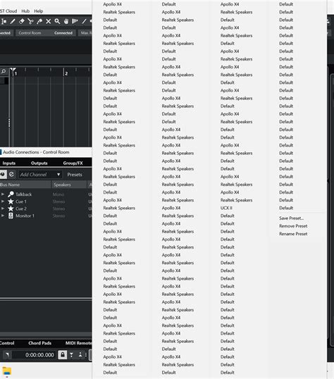 Cubase 11 Control Room 的图像结果