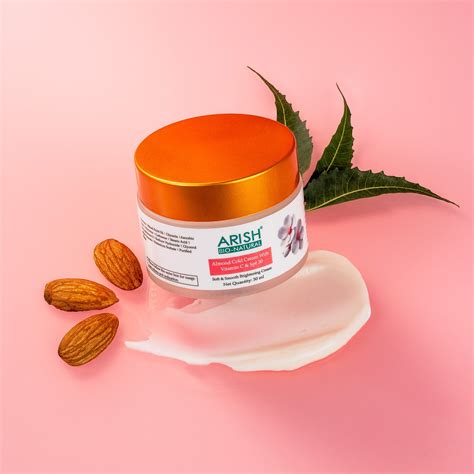 Almond Cold Cream with Vitamin C Infusion & SPF 30 – Arish Bionatural