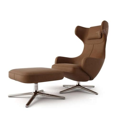瑞士Vitra现代单椅休闲椅_3d单椅模型_单椅3d模型下载-下得乐 Classy Living Room, Modern Living ...