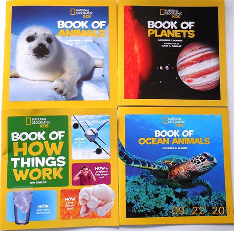 National Geographic Kids Book of Animals, Planets, Ocean Animals and ...