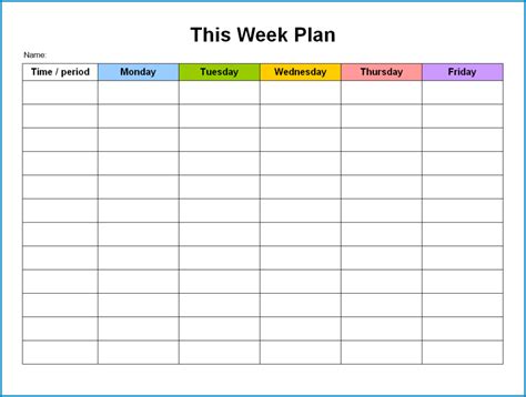 Weekly Planner Example 的图像结果