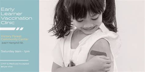 FWISD Early Learner Vaccination Clinic, Victory Forest Community Center ...