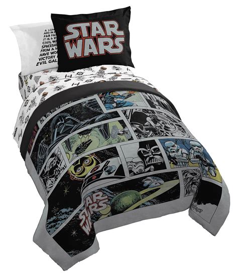 Amazon.com: Jay Franco Star Wars Comic Book Twin Size Comforter Set - 5 ...