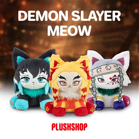 Plushshop.com | With over ten Demon Slayer Meows to choose from and ...