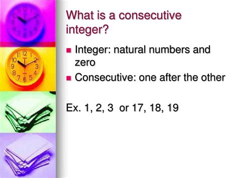 Image result for Consecutive Integer Problems Example