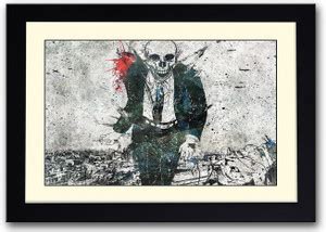 Skeleton In Suit Artistic Fine Art Print - Art & Paintings posters in ...