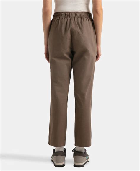 Buy Super Combed Cotton Regular Fit Hybrid Pants - Dark Khaki WZ09 ...