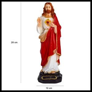 Buy Newven Poly Marble Jesus Statues Christian Gifts Home Decor God ...