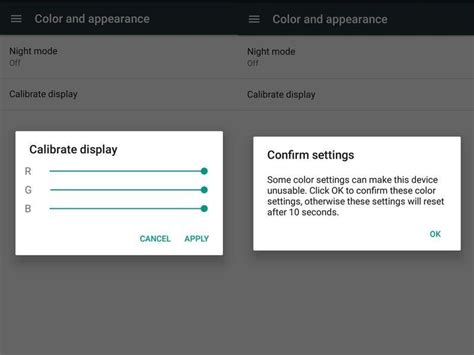 Image result for LG Android 7.0 Color Adjusting Screen