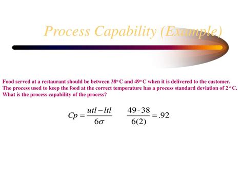 Image result for What Is Process Capability Example