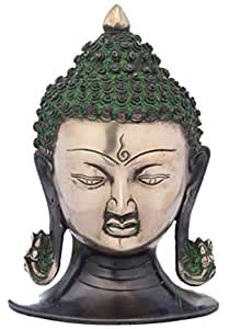 Buy AONA Lord Buddha Decorative Idol - (Brass, Height 8") Online at Low ...