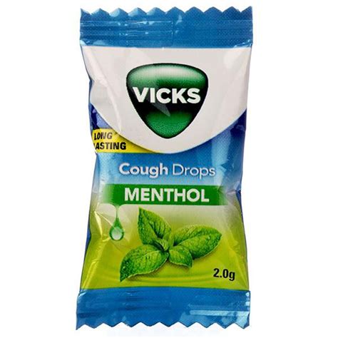 Vicks Cough Drops Menthol Lozenges, 25 count Price, Uses, Side Effects ...