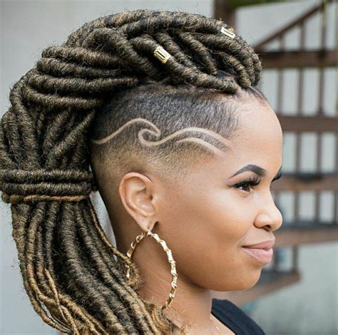 Pin by Crissy Vee on Hair | Braids with shaved sides, Shaved side ...