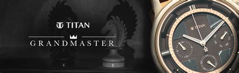 Titan Regalia Grandmaster Brown Dial Quartz Multifunction Leather Strap ...