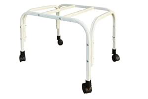 StandPoint Iron Cooler Trolley Stand | White | 100kg Load Capacity ...