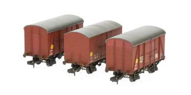 ACC2076-TMC1 Accurascale OO SR Mixed D1478/D1479 Banana Van - BR Post ...