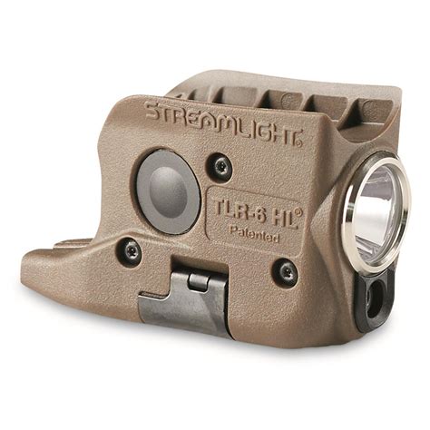 Streamlight TLR-6 HL G Gun Light with Green Laser, Glock 42/43, FDE ...