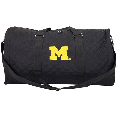 Women's Michigan Wolverines Quilted Layover Duffle Bag : r/gym_apparel ...