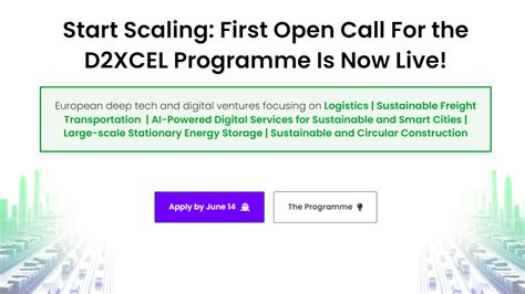 D2XCEL First Open Call - Closed