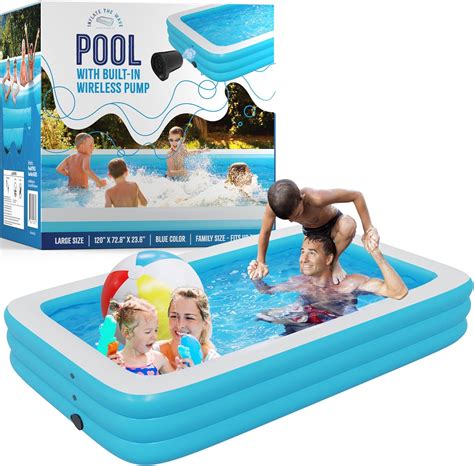 Image result for Blue Inflatable Pool