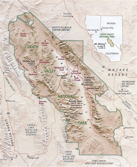 Topographic Map Death Valley at Susan Lebrun blog