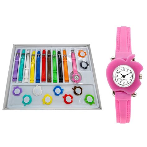 The Shopoholic Analogue Girl's Watch ( Multicolored Dial & Strap ...
