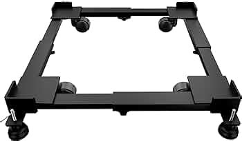 Lifelong Heavy Duty Adjustable Metal Stand/Trolley with Wheels, Front ...