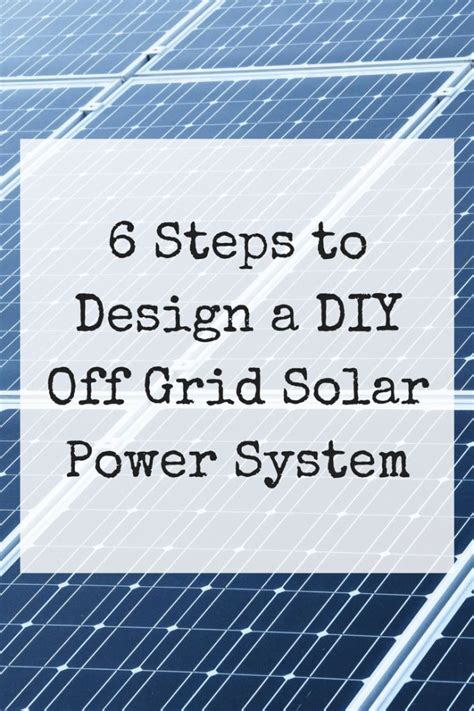 Image result for DIY Off-Grid Solar Power System
