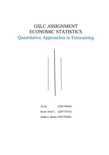 Image result for Quantitative Forecasting Examples