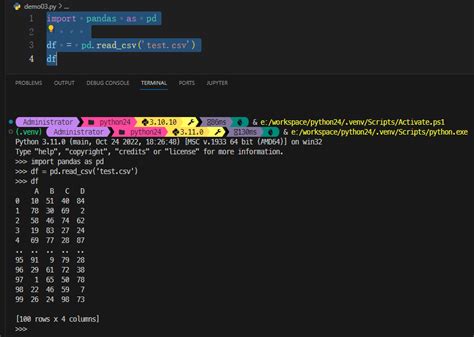 Image result for Vscode Python Data Output List