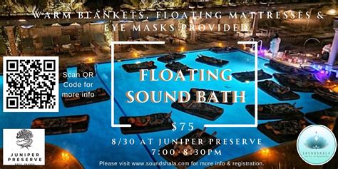 Floating Sound Bath at Juniper Preserve - Visit Redmond Oregon